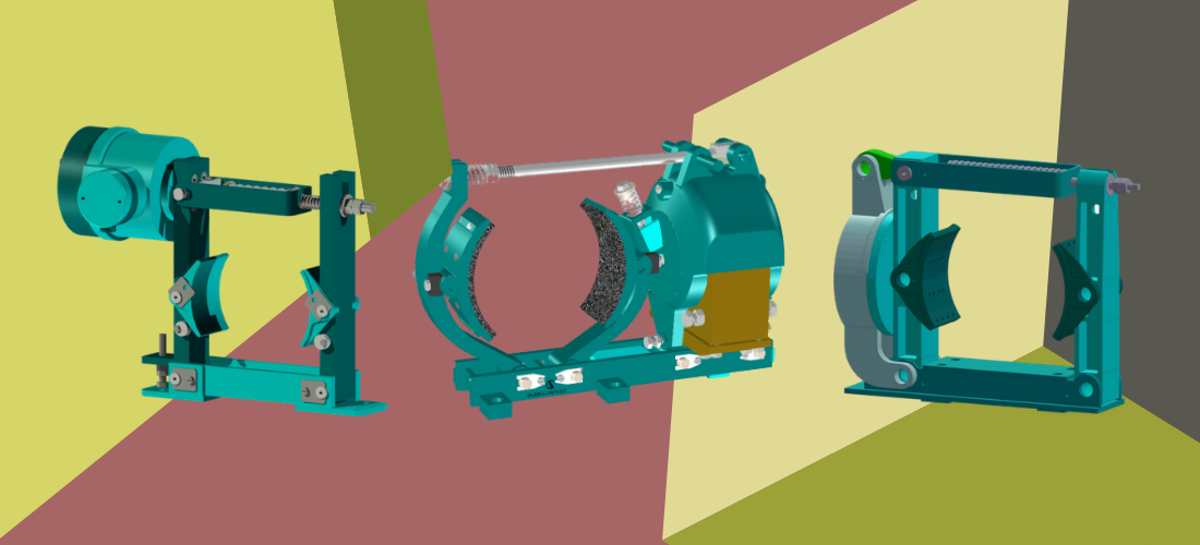 DC Electromagnetic Brake DM Series - Adjustment, Drawing & Operation