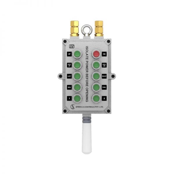 Flame Proof Pendants Push Button Station with 10 Push Button - Zone I & 2, Gas Group 2A/ 2B