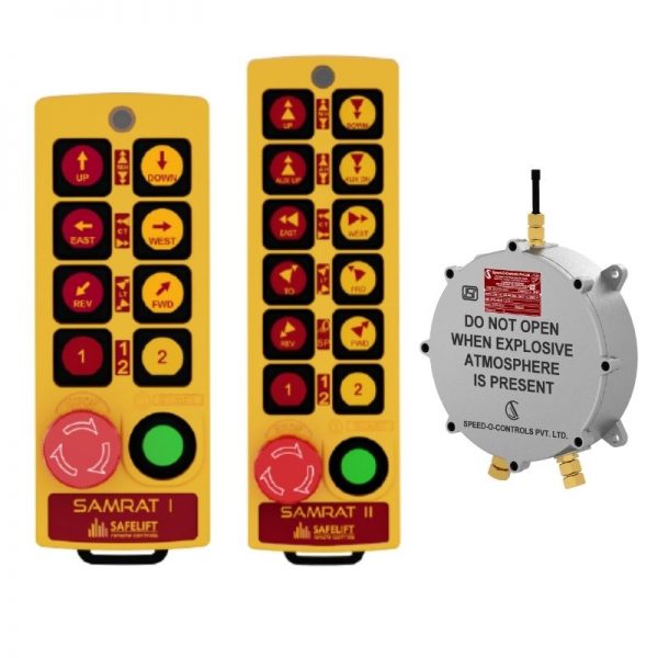 Flame Proof Samrat Radio Remote Control System - Gas Group IIC